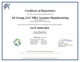 AE Group IATF 16949 2016-1